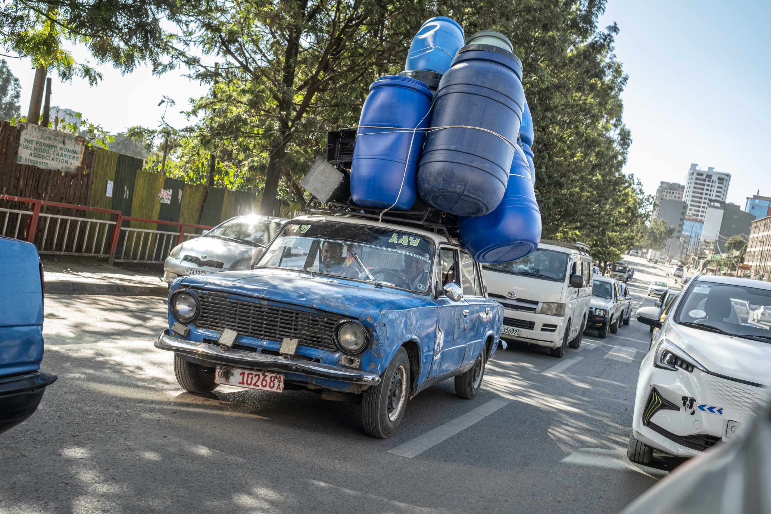 The last of Ethiopia’s Soviet-era Lada cars⁣